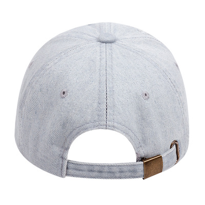 Cowboy hole baseball cap outdoor sports mesh peaked cap blue