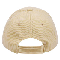 New York 1920 Corduroy Embroidered Baseball Hat Winter Outdoor Sports Peaked Cap Cream - Thumbnail 3