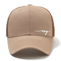 Embroidered Of NY Baseball Cap Outdoor Sports Mesh Peaked Cap Multi - Thumbnail 1