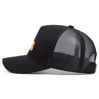 Embroidered Of IT TAKES Baseball Caps Outdoor Sports Mesh Peaked Cap Black - Thumbnail 2