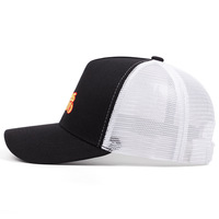 Embroidered Of IT TAKES Baseball Caps Outdoor Sports Mesh Peaked Cap Black White - Thumbnail 2