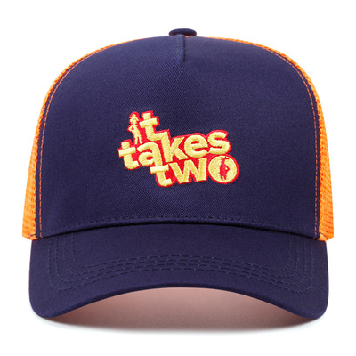 Embroidered of it takes baseball caps outdoor sports mesh peaked cap multi