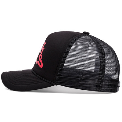 Embroidered of art that kills baseball caps outdoor sports mesh peaked cap black