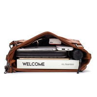 Women's Handbag Ladies Shoulder Tote Messenger Hobo Bag Brown - Thumbnail 2