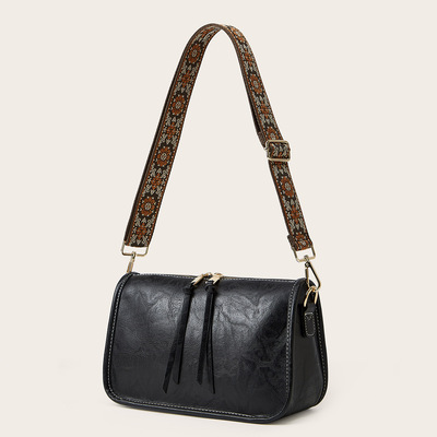 Bohemian Crossbody Bag Black