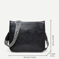 Women's Crossbody Bag Black - Thumbnail 1