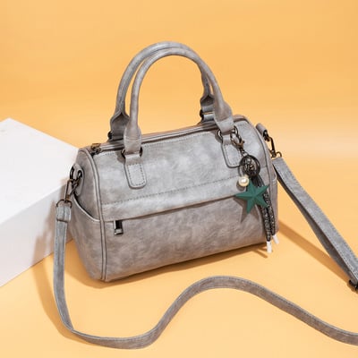 Fashion large capacity crossbody bag shoulder bag grey