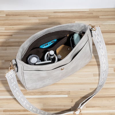 Fashion women's bag vintage handbag grey