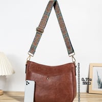 Fashion Women's Bag Vintage Handbag Red - Thumbnail 1