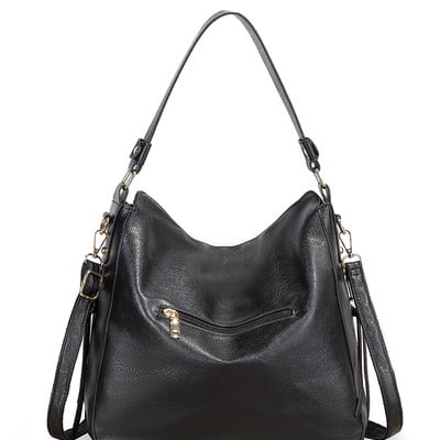 European and american large capacity handbag black