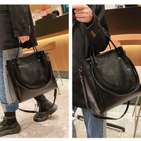 Women Designer Purses and Handbags Big Bucket bags Ladies Travel Crossbody Purse Black - Thumbnail 1