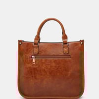 Handbags for Women Large Designer Ladies Hobo Bag Brown - Thumbnail 1