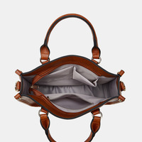 Handbags for Women Large Designer Ladies Hobo Bag Brown - Thumbnail 2