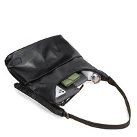 Women Vegan Leather Top Handle Shoulder Purses and Handbags Black - Thumbnail 3