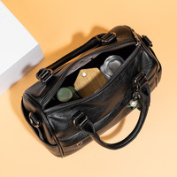 Handbags and Purses for women Vegan Leather Tote Bag for Women Satchel Shoulder Bags Travel Purse Black - Thumbnail 2