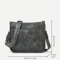 Women Shoulder Purses and Handbags Black - Thumbnail 1