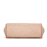 Fashion Women's Shoulder Bag Lace Handbag Pink - Thumbnail 1