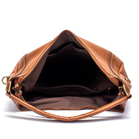 Women Fashion Handbags Wallet Tote Bag Shoulder Bag Two Piece Brown - Thumbnail 2