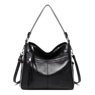 Women handbags with crossbody strap black - Thumbnail 3