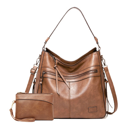 Fashion hobo bags large purse and handbags khaki - Thumbnail 2