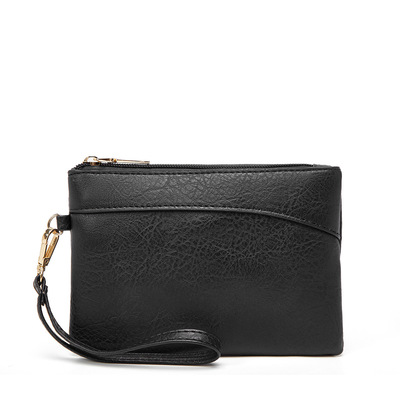 Women card holder phone organizer ladies travel purse black - Thumbnail 3