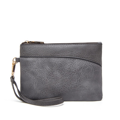 Women card holder phone organizer ladies travel purse grey - Thumbnail 2