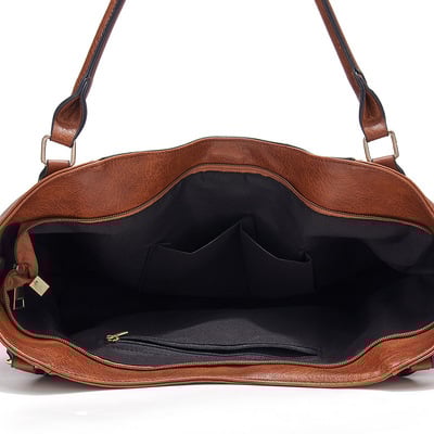 Fashion tote bags shoulder bag top handle satchel bags brown