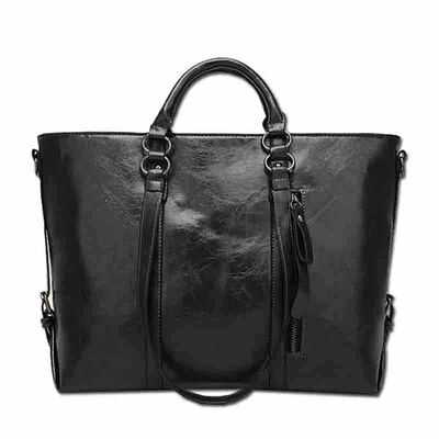 Women's Evening Handbag Satin Shoulder Bag Purse Black