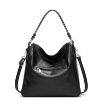 Purses for Women Shoulder Handbags Hobo Bags Tote Bag Black - Thumbnail 2