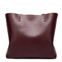 Women Tote Bag Handbags PU Leather Fashion Hobo Shoulder Bags  - Thumbnail 2