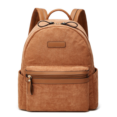 Laptop backpack, travel backpack for women,work backpack, nurse backpack, teacher backpack brown - Thumbnail 2