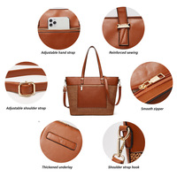 Womens Fashion Purses and Handbags Top Handle Satchel Tote Bags White - Thumbnail 1