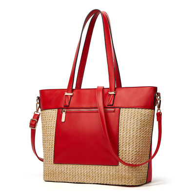 Womens Fashion Purses and Handbags Top Handle Satchel Tote Bags Red