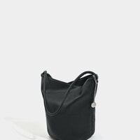Ladies' Bucket Bag SWhoulder Bag Handbag Black - Thumbnail 2