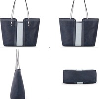 Women Medium Top Handle Handbags Black - Thumbnail 3