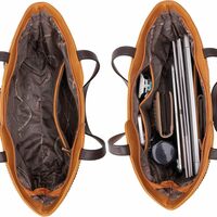 Women Medium Top Handle Handbags Yellow - Thumbnail 3