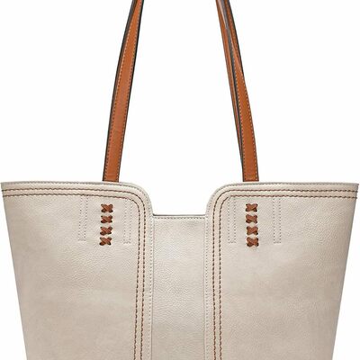 Women medium top handle handbags white - Thumbnail 2