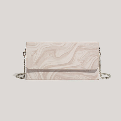 Fashion Makeup Bag Small Square Bag Crossbody Bag Brown