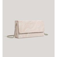 Fashion Makeup Bag Small Square Bag Crossbody Bag Brown - Thumbnail 1