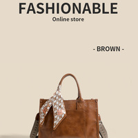 Women Purses and Handbags Shoulder Tote Bags Top Handle Satchel Brown - Thumbnail 1