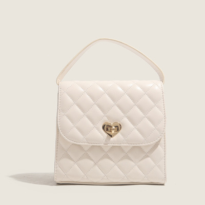 Womens handbags ladies purse satchel shoulder bags white - Thumbnail 3