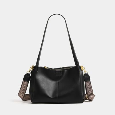 Handbags for women large designer ladies hobo bag black - Thumbnail 2