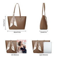 Womens Purses and Handbags Shoulder Bag Brown - Thumbnail 1