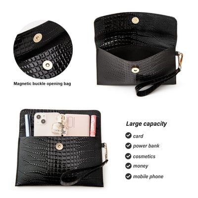 Fashion lady's handbag black