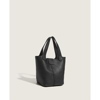 Ladies' Bucket Bag Crossbody Bag Black - Thumbnail 1