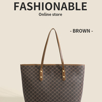 Hobo Bag Purses and Handbags for Women Top Handle Handbags Brown - Thumbnail 1