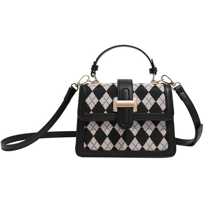 Women's regular top handle bag black - Thumbnail 3