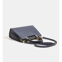 Large Canvas Tote Bag for Women,Womens Laptop Work Book Bags Crossbody Purse Handbag Blue - Thumbnail 2