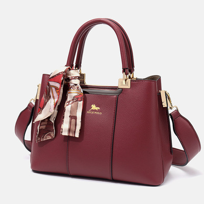 Women purses and handbags shoulder tote bags top handle satchel red - Thumbnail 3