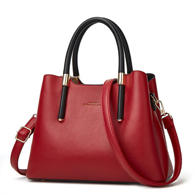 Women tote bag handbags pu leather fashion hobo shoulder bags with adjustable shoulder strap red - Thumbnail 4